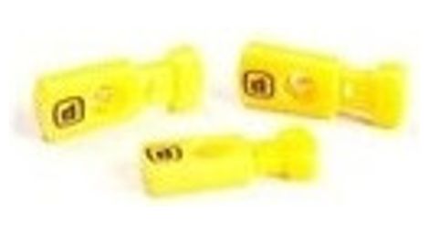 Lace Lockers ZEROD pour ceinture porte dossard ( Set de 3 ) - Yellow