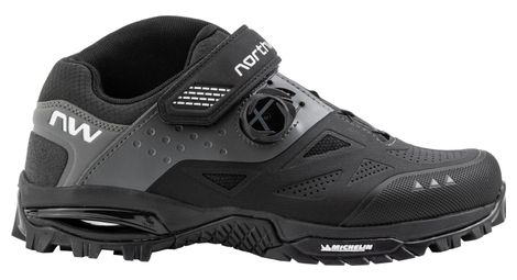 northwave enduro mid 2 men s black grey mtb shoes