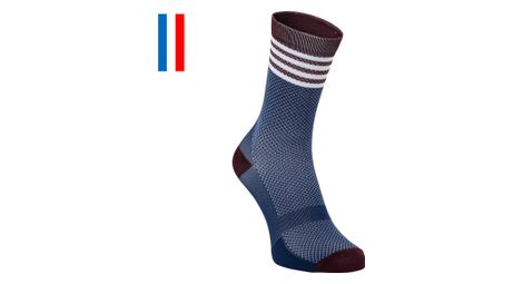 Paar lebram tourmalet blau socken