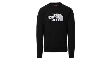 The north face drew peak crew sweatshirt black white s