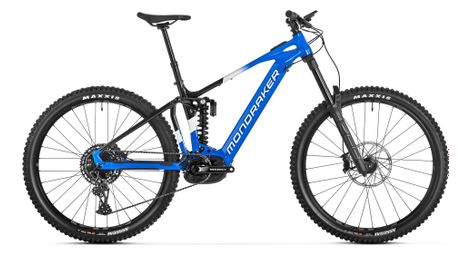 Mondraker level r sram gx/nx eagle 12v 750 wh 29'' electric all-suspension mountain bike blue/black 2024