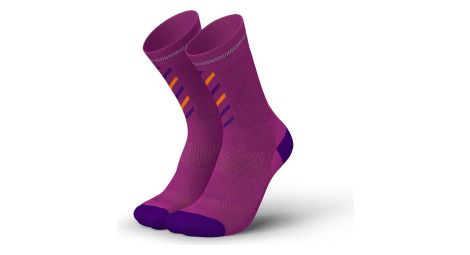 Chaussettes incylence merino rise rose