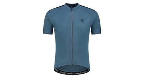 Maillot manches courtes rogelli explore bleu homme