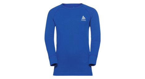 Maillot manches longues enfant odlo active warm eco bleu