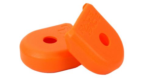 Race face paire de protèges manivelles alu boot pedal orange