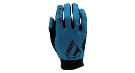 Paire de gants longs seven project bleu