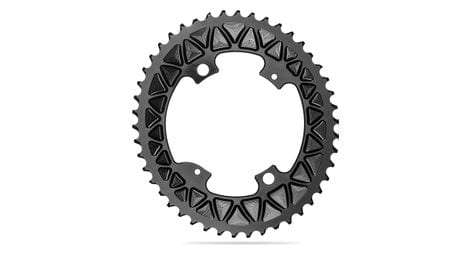 Absoluteblack premium oval sub-compact 110/4 bcd chainring for shimano 12 s cranks black