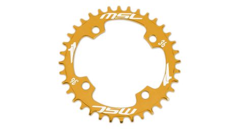 Corona msc cnc alu 7075 narrow wide 4 razze 104 mm oro 36