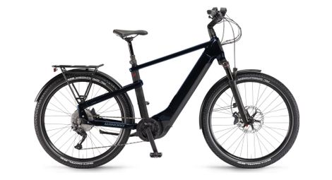 Winora yakun 10 uni bicicleta eléctrica híbrida shimano deore 10s 750 wh 27.5'' azul oscuro 2023 45 cm / 160-170 cm