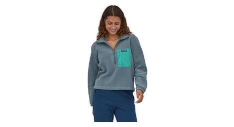 Polaire femme patagonia microdini 1 2 zip gris