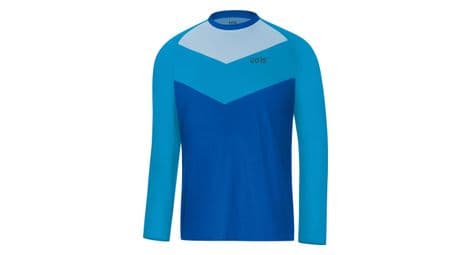 Maglia manica lunga gore apparel cycling c5 trail dynamic blue