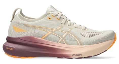 asics gel kayano 31 beige rosa orange damen laufschuhe