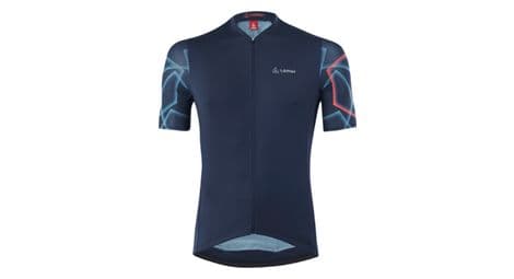 Loeffler maillot de cyclisme à manches courtes fz penta bleu