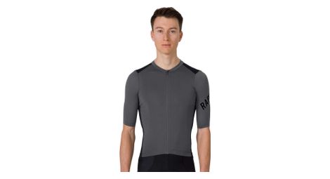 Maillot manches courtes rapha pro team training gris/noir homme