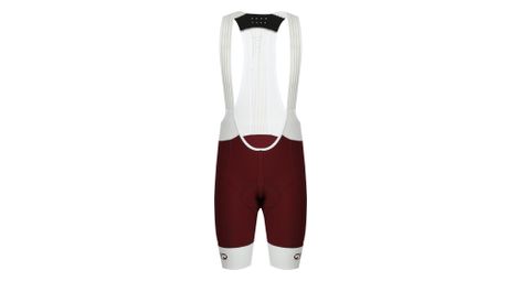 Cuissard vélo homme DRAFT bordeaux/blanc