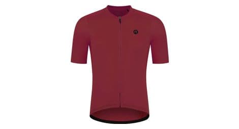 Maillot manches courtes velo rogelli distance homme bourgogne