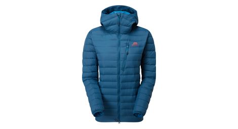 Doudoune a capuche femme mountain equipment earthrise bleu