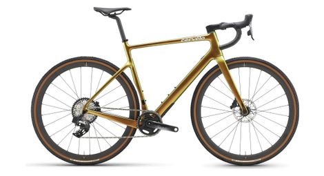 Gravel bike cervélo áspero-5 sram force xplr etap axs 12v 700 mm gold grün 2023 51 cm / 160-168 cm