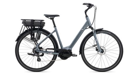 Bicicleta eléctrica urbana giant entour e+ 3 lds shimano altus 8v 400 wh 700mm gris metalizado