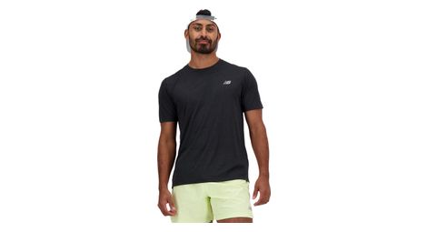 Maillot manches courtes New Balance Athletics Noir Homme
