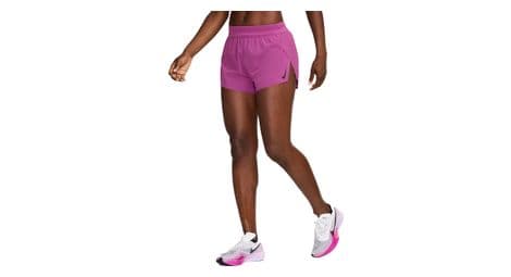 Short splité nike aeroswift 3in violet femme