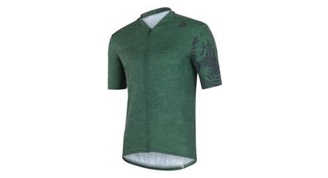 Maillot manches courtes gravel mb wear nature vert