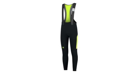 Cuissard Long Velo Avec Bretelless Avec Peau Rogelli Tyro - Homme - Noir/Fluor