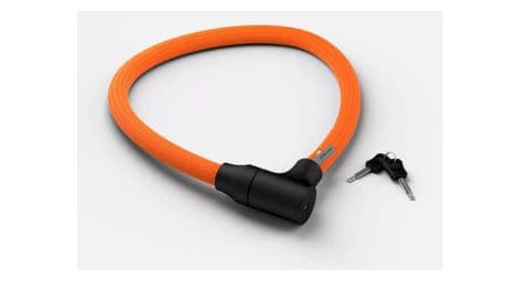 Texlock orbit antivol à clef tissé kevlar 100 centimètres - orange