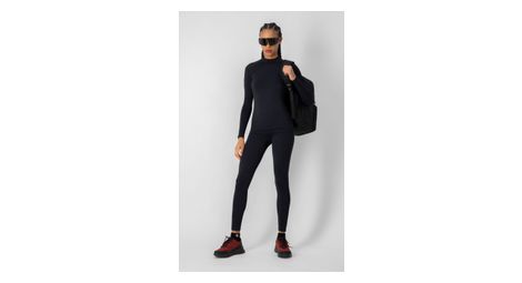 Damen Baselayer Langarm Thermal Seamless Schwarz