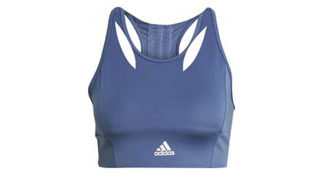 Brassiere femme adidas aeroready designed 2 move 3 bandes sports