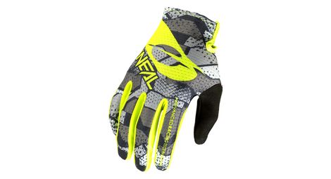 Gants longs o neal matrix camo v 22 gris jaune