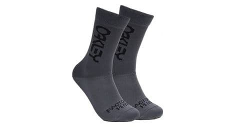 Chaussettes oakley factory pilot gris