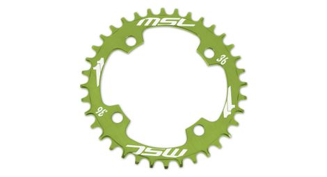  corona msc cnc alluminio 7075 narrow wide 104mm verde 34