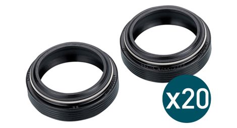 Lot de 20 Joints Racleurs RockShox Dust Seal 32 mm pour Bluto/RS-1/SID B1 (2017+) Noir