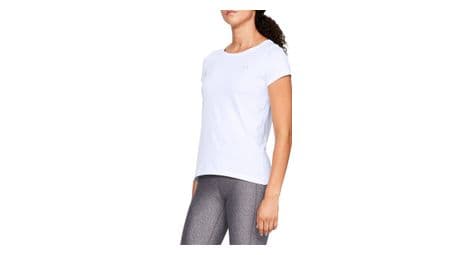 Camiseta de manga corta under armour heatgear mujer blanca m
