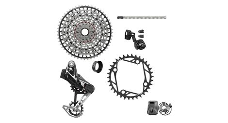 sram xx t type eagle axs e mtb bcd104 36 teeth 12v black without cranks and case