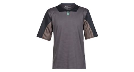 fox defend children s short sleeve jersey grey