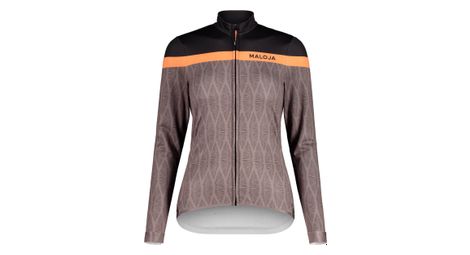 Veste manches longues femme maloja toadstoolm gris