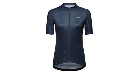 Maillot manches courtes femme gore wear daily bleu