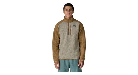 Patagonia Better Sweater Fleecejacke mit 1/4-Reißverschluss, beige, Herren