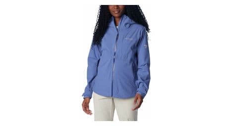 Chaqueta impermeable columbia ampli-dry ii para mujer azul