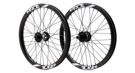 Paire de roues carbone pro 20 pride gravity control v2 noir brillant