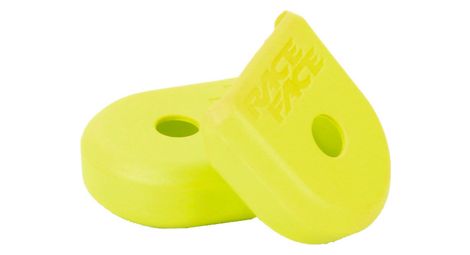 Race face paire de protèges manivelles alu boot pedal jaune
