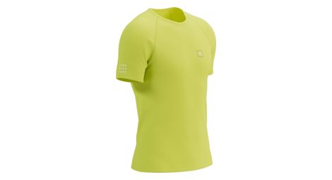 Compressport training ss tshirt m evening primrose yellow