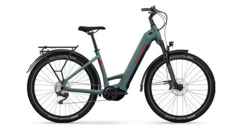 Elektrisches citybike winora yucatan x12 lowstep shimano deore 12v 27.5'' 720 wh grau 2023