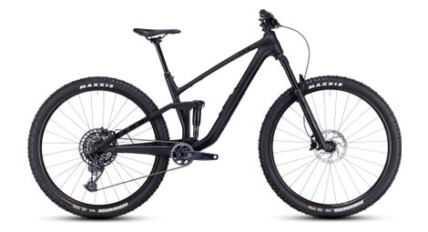 Cube stereo one44 c:62 pro full suspension mtb sram gx eagle 12s 29'' carbon black