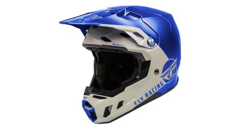 Fly racing fly formula cc centrum fullface helmet metallic blue / light grey xs (53-54 cm)
