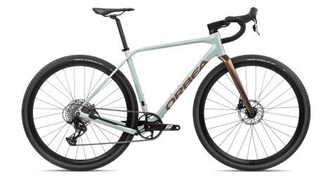 Gravelbike orbea terra h41 1x sram apex xplr 12v 700 mm bleu stone marron copper 2024