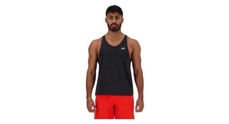 New balance athletics schwarzes herren-top