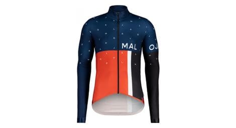 Long sleeve jacket maloja pushbikersm. 1/1 nachtblauw